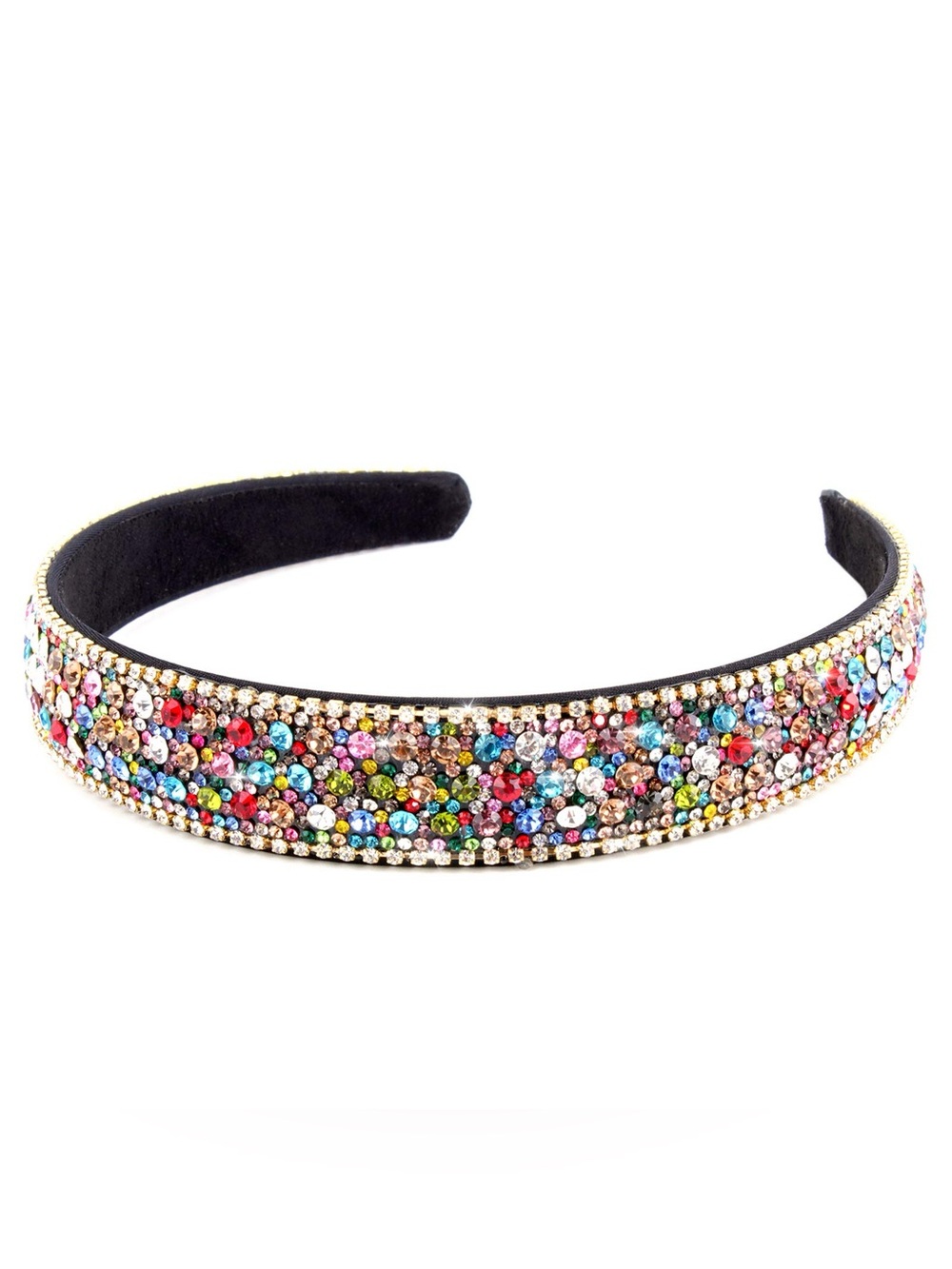 Embellished Multicolor Crystal Headband